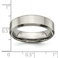 thumbnail image 6 of Titanium Beveled Edge 6mm Brushed and Polished Band, 6 of 10