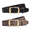 taupe+black, variant on Women’s Faux Leather Belt with Square Buckle, Adjustable Fashion Waist Belt for Jeans, Dresses and Daily Wear