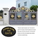 thumbnail image 5 of Cateissary Señal de placa para puerta de casa, adornos decorativos, placa de advertencia, decoración colgante, indicador de entrada con Jardín y Patio, 5 of 6