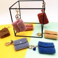thumbnail image 4 of Women Coin Purse Keychain Creative Fleece Key Ring Tassel Charm with Mini Purse, 4 of 10