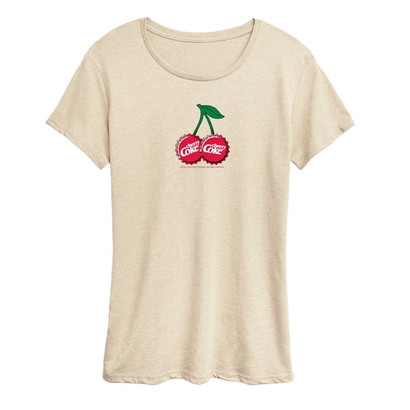 Coca-Cola - Cherry Coke Cap Cherries - Women's Short Sleeve Graphic T-Shirt