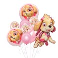 thumbnail image 3 of PAW Patrol Skye-Decoración de fiesta de cumpleaños para niños y niñas, suministros de eventos, máscara de globo de papel de aluminio de látex, reloj de proyección de regalo, 3 of 5