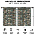 thumbnail image 2 of Blackout Kids Curtains,Multicolor Bigfoot and Text Pattern Childrens Insulated Curtains Set Of 2,Bedroom Essentials,Toddler Room Decor 42x54in(106x137cm), 2 of 5