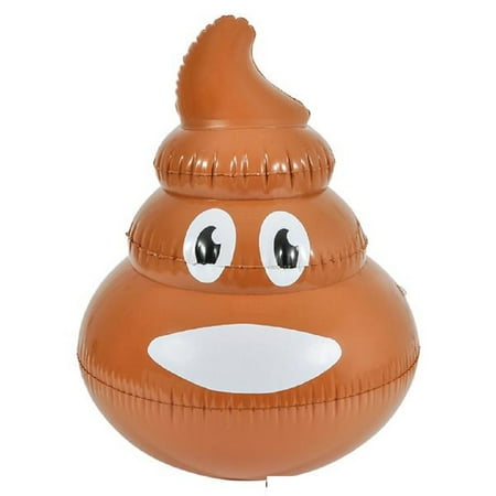 - Texting Emoji Brown Poop Emoticon 3D Pool Party Inflatable 24