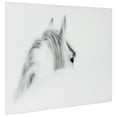 thumbnail image 4 of Empire Art Direct Blanco Mare Horse Frameless Free Floating Tempered Glass Panel Graphic Wall Art, 48" x 32" x 0.2", Ready to Hang, 4 of 9