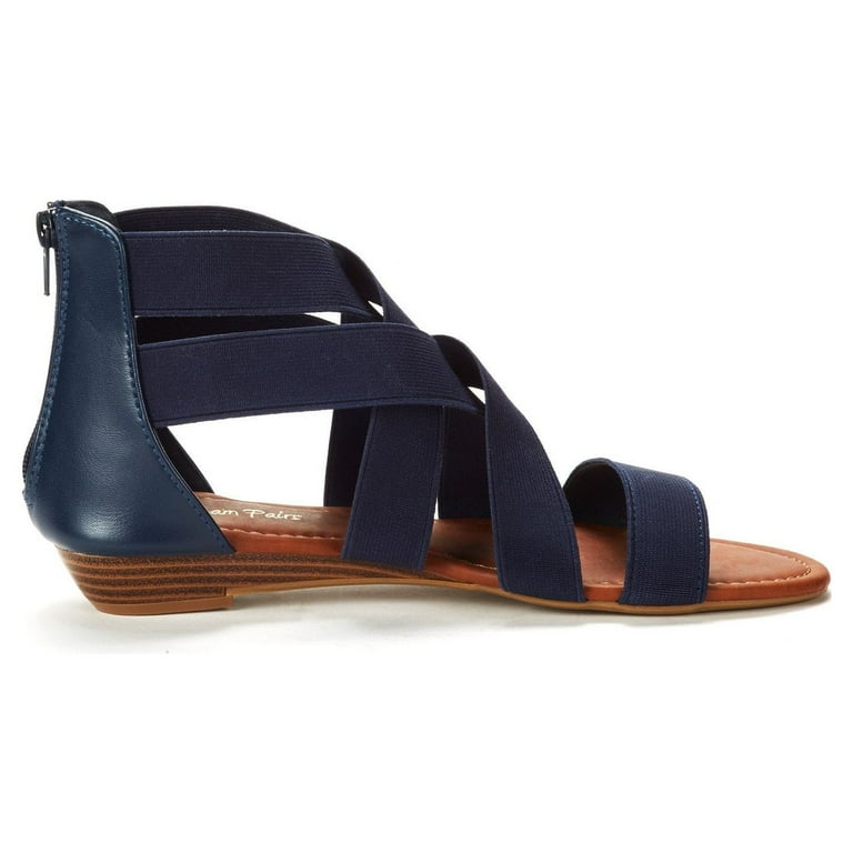 Low wedge outlet gladiator sandals