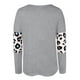 thumbnail image 5 of Camisas Para Mujer Casual Erógeno Gradiente Estampado Regular Cuello Redondo Mujer Manga Larga Top Odeerbi ODB128490, 5 of 5