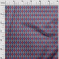thumbnail image 2 of oneOone Cotton Cambric Gray Fabric Argyle Check Dress Material Fabric Print Fabric By The Yard 56 Inches Wide, 2 of 4