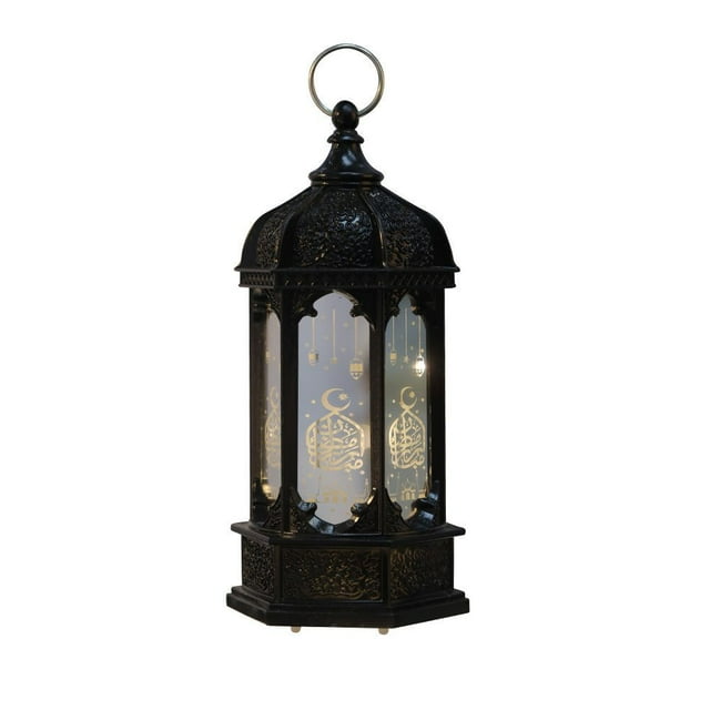 Retro hexagonal glass small wind light and night light