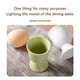 thumbnail image 5 of Wosthever Desayuno huevera cerámica resistente al calor bandeja soporte contenedor tazas multiusos cocina vajilla comedor Blanco, 5 of 6