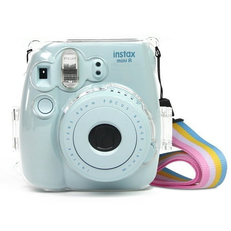 TSV Fujifilm Instax Mini 8 /8+/ Mini 9 Instant Camera Clear Case Bag Cover w/ (Best Cheap Camera Bag)