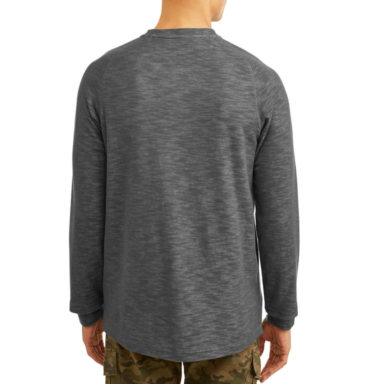 George Men s Long Sleeve Thermal Henley Walmart