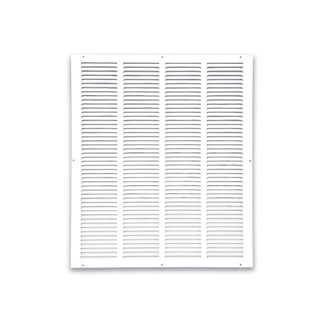 Prima Decorative Hardware 1 RA Air Return Grille 20 x 24, White Steel Return Vent Cover for Sidewall and Ceiling, Fits Standard Duct Openings, Outer Size 21-3/4 x 25-3/4 in