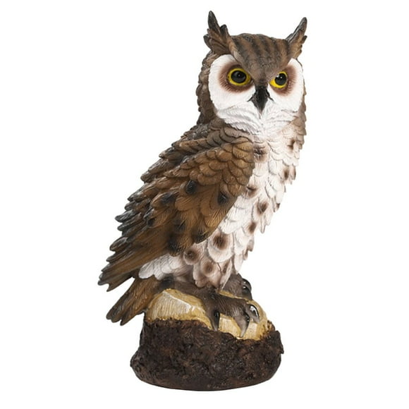 Garden Owl Scarecrow Statue Bird Hawk Eagle Fake Figure Figurines Owl Art Figure Yard Figurine Ornament