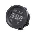 thumbnail image 4 of 2X 12V-24V Waterproof Car Motorcycle LED Digital Display Voltmeter Voltage Meter Black, 4 of 10