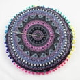 thumbnail image 3 of Funda de cojín de meditación redonda universal, funda de cojín para sofá, cojines para silla de interior/exterior, cojín antideslizante para silla mecedora, cojines para patio y jardín., 3 of 6