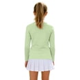 thumbnail image 5 of Purcolt Girls Long Sleeve Shirts Casual Breathable UPF 50+ Crewneck Sun Protection Tops, 4-15 Years, 5 of 9