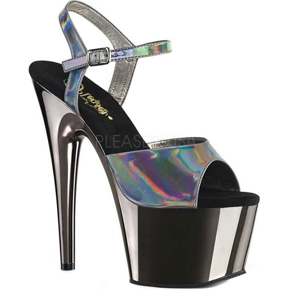 Women's Pleaser Adore 709HGCH Ankle Strap Sandal