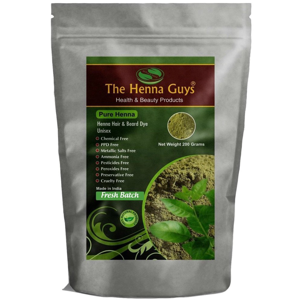 the henna guys 100 pure and natural henna powder for hair dye/color
