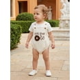 thumbnail image 4 of BemeyourBBs Half Way to One Clothes Baby Boy Girl 1/2 Half Birthday Outfit 1st Birthday Clothes Summer Romper 1/2 Embroidery Sleeveless Bodysuit Jumpsuit Playsuit, 4 of 9