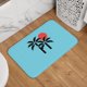 thumbnail image 5 of Alfombra de baño antideslizante súper suave con logotipo de palmera para baño, cocina, dormitorio, hogar, alfombra de piso de 15,75 x 23,62 pulgadas, 5 of 6