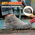 thumbnail image 5 of AUXDIQ Steel Toe Work Boots for Men Women Non Slip Industrial Safety Shoes for Construction, 5 of 5