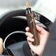 thumbnail image 1 of Cenicero portátil para coche con tapa - Aluminio y nogal, 3 boquillas para todos los cigarrillos, cenicero cortaviento e impermeable, fácil de limpiar para viajar, 1 of 9