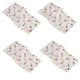 thumbnail image 1 of Paños para eructar para bebé, paquete de 4 paños para eructar de muselina, trapos para eructar para bebé, paños para eructar de algodón extra absorbentes y suaves, 1 of 5
