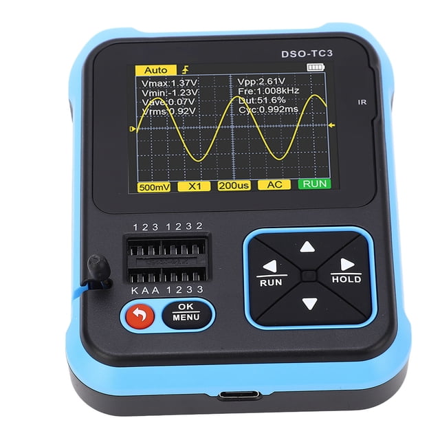 Comprobador de transistores, osciloscopio digital portátil de mano, osciloscopio digital de mano, comprobador de transistores de rendimiento comprobado