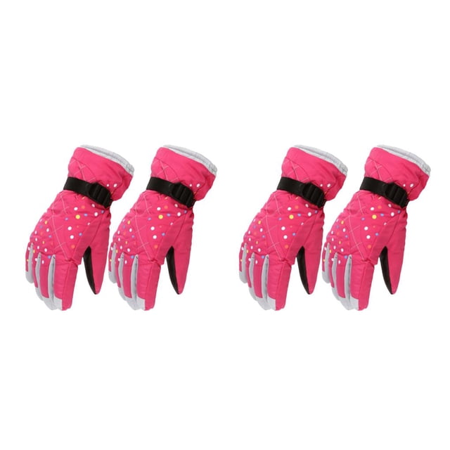 Guantes de nieve gruesos Bewildely para mujer accesorio de ropa de invierno guante de esquí forrado calentador de manos deportivo Type2 NO2