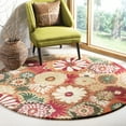 thumbnail image 2 of SAFAVIEH Jardin JAR812A Handmade Orange / Multi Rug, 2 of 10