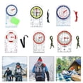 thumbnail image 2 of Multifunctional Compasses Navigation Compasses Map Ruler Magnifier Exploring Hiking Map Reading Orienteering Compasses, 2 of 14