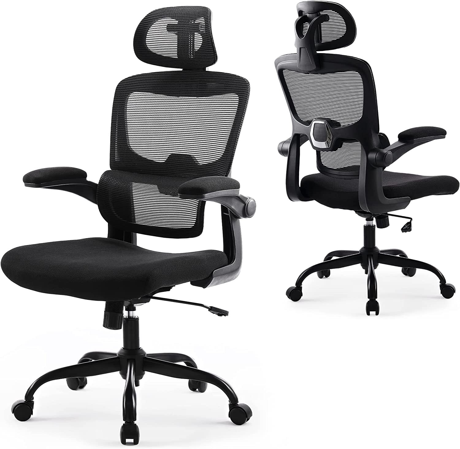 PexFix Office Desk Chair Ergonomic with Support High Back Mesh Computer