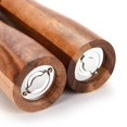 thumbnail image 5 of Wooden Salt and Pepper Grinder Set - Premium Wood Grinders with Adjustable Ceramic Grinding Mechanism - 8 inch Refillab, 5 of 5