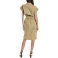 thumbnail image 2 of A.L.C. womens  Thea Zip Front Shirtdress, 2, Beige, 2 of 3