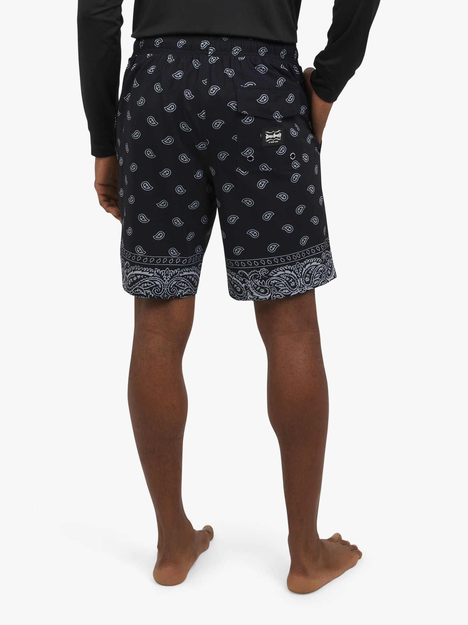 Dogg Supply by Snoop Dogg Men's Paisley E-Board Swim Trunks, 9" Inseam, Sizes S-3XL