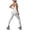 White, variant on larppty Women Backless Workout Seamless Jumpsuit Yoga Ribbed Bodycon One Piece Adjustable Shoulder Strap Leggings Romper(White, M)