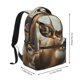 thumbnail image 2 of Disketp American Wildlife Deer Forest Mochila Estampada para Hombre y Mujer – Mochila Ligera Clásica con Múltiples Bolsillos para Universidad, Trabajo y Viajes-One Size, 2 of 5