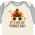 thumbnail image 4 of Inktastic 1st Turkey Day Thanksgiving Boys or Girls Long Sleeve Baby Bodysuit, 4 of 5