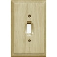 thumbnail image 1 of Atron Electro Industries Traditional Unfinished Wood Toggle Wall Plate, 1 of 1
