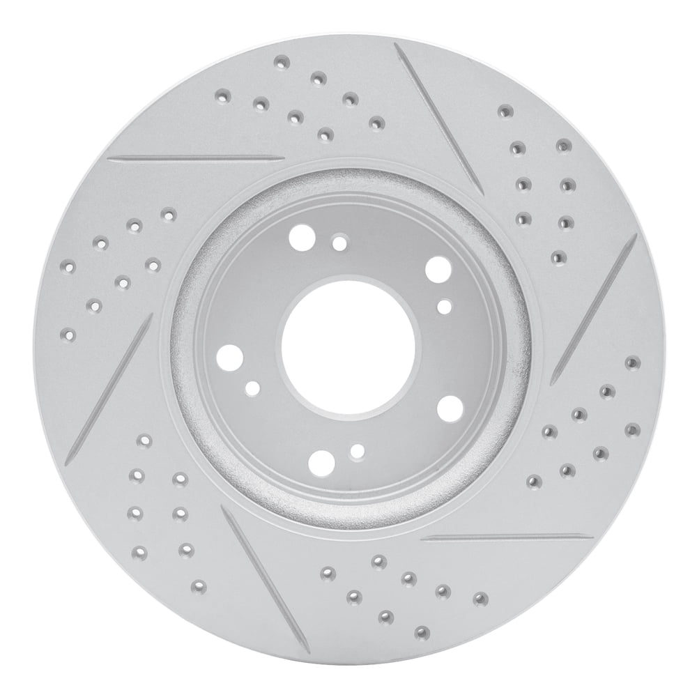 Dynamic Friction Company 830-59037L DFC Geoperformance Rotor - Drilled and Slotted