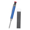 thumbnail image 5 of 2x Deep Hole Solid Carpenter Pencil Marker Woodworking Black and Yellow Macarena none, 5 of 5