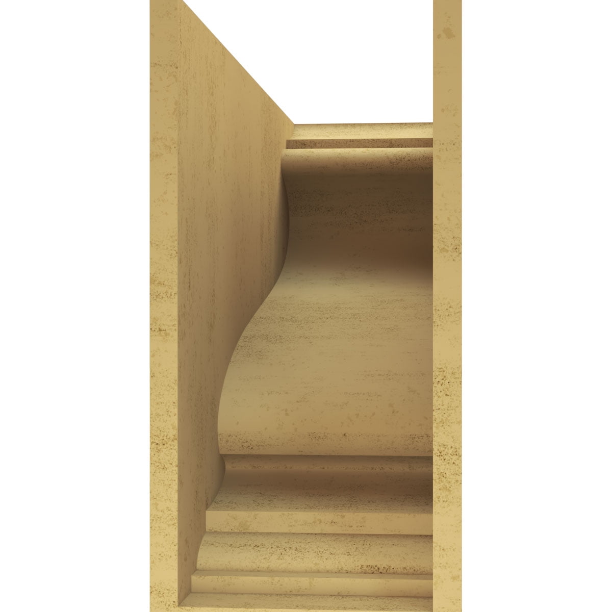 11"W x 33"D x 22"H Classic Scroll Rough Cedar Woodgrain TimberThane Corbel, Primed Tan