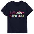 thumbnail image 5 of CAIXIA First Day Of School Shirt Toddler Boy Hello Kindergarten First/second/third Grade T-Shirt Back To School Gift Tee Short Sleeve Shirts School Tee Top Girl Summer Clothes, 5 of 5