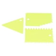 thumbnail image 1 of 3PCS Cake Dough Scraper Cake Knife Spatula, Irregular Teeth Edge, Ideal for Crafts, Smoother, 1 of 7