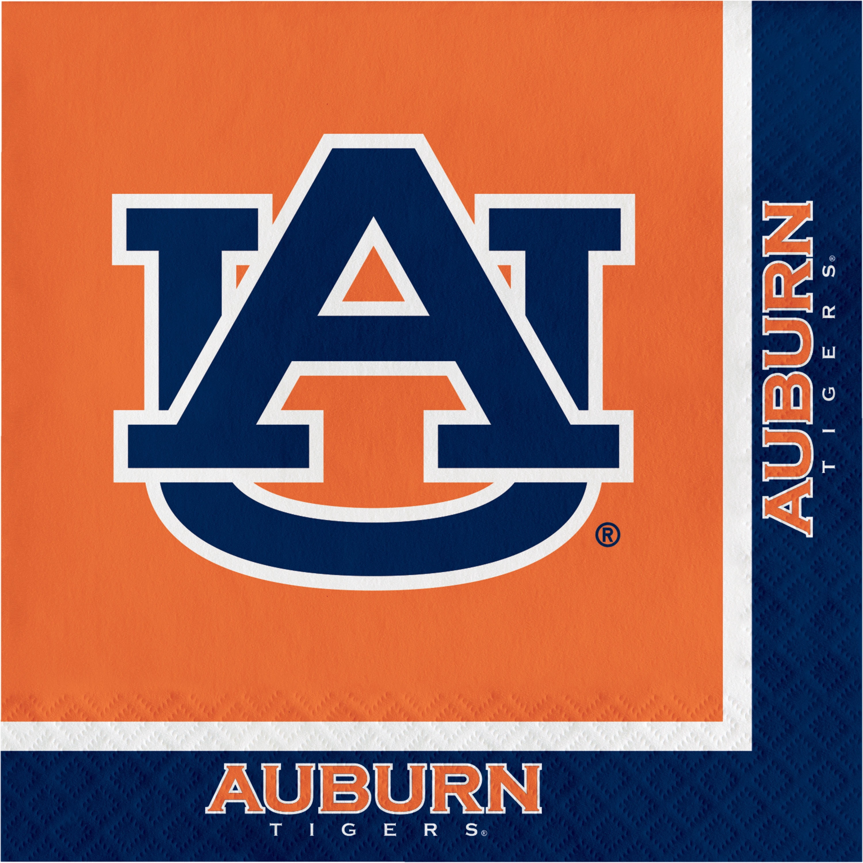Creative Converting Auburn University Paper Plate and Napkin Party Kit, Serves 16