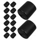 thumbnail image 3 of 20 protectores redondos antideslizantes para patas de silla, de PVC, para suelos de madera, 22 mm, color negro, 3 of 7