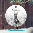 thumbnail image 2 of Personalized Name Doberman Pinscher Ornament Christmas 2025, Doberman Pinscher Pencil Drawing Xmas Ornament, Doberman Pinscher Christmas Ornaments, Custom Doberman Dog Ornament Gift for Dog Dad Mom, 2 of 6