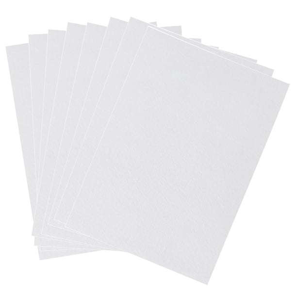 Papel para juntas, fibra cerámica, 12 x 12 x 3 mm, alta temperatura, 8 unidades