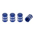 thumbnail image 1 of Tapones de vástago de válvula de neumático 7x17mm para automóvil, camión, motocicleta, bicicleta, cubiertas de polvo de válvula de neumático de aleación de aluminio azul decorativas, 1 of 1